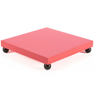 Дизайнерский кофейный стол на круглых ножках Poltronova T02 Pink Coffee Table