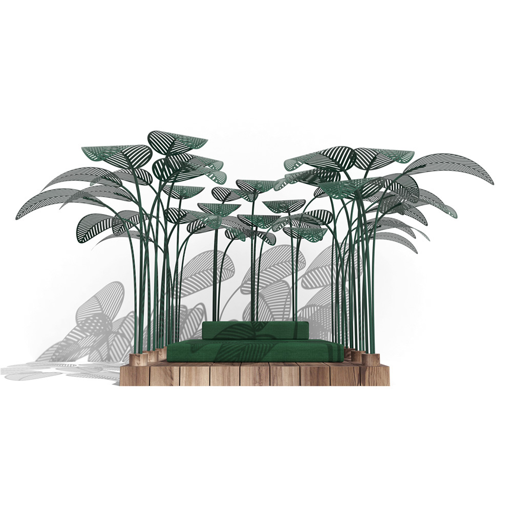 Дизайнерский лежак LE REFUGE MARC ANGE Зеленый