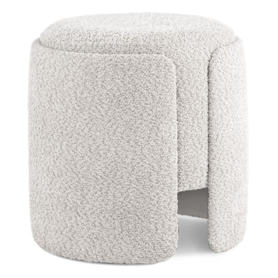 Дизайнерский Пуф Букле Poof Alice Light Gray Boucle