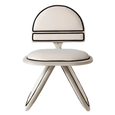 Дизайнерский Стул Chair Armchair Velvet Grey Dovain Studio Design Sergio Prieto Deco Upholstered