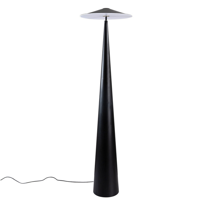 Дизайнерский Черный Торшер Modern Mushroom Floor Lamp