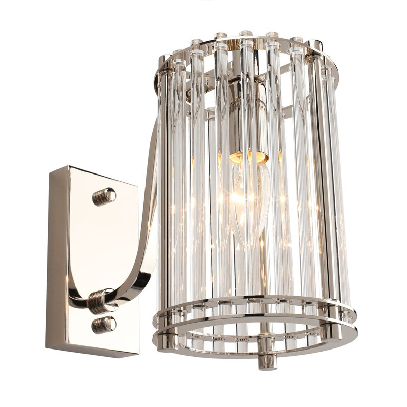 Дизайнерское бра Barrel Хром