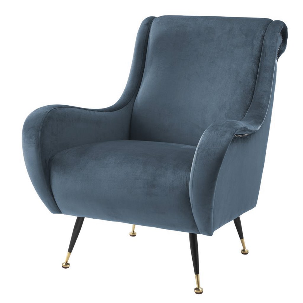 Дизайнерское кресло Giardino Chair gray blue