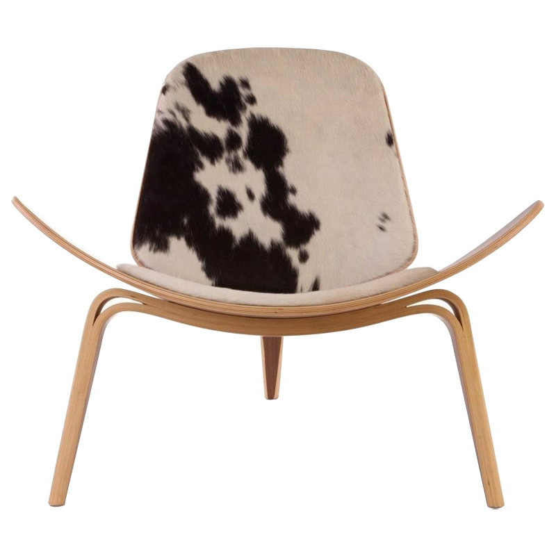 Дизайнерское кресло Shell Chair CH07 Шерсть