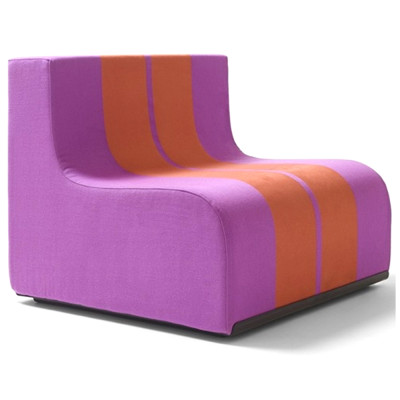 Дизайнерское кресло розовое Poltronova Sofo Rosancio Armchair
