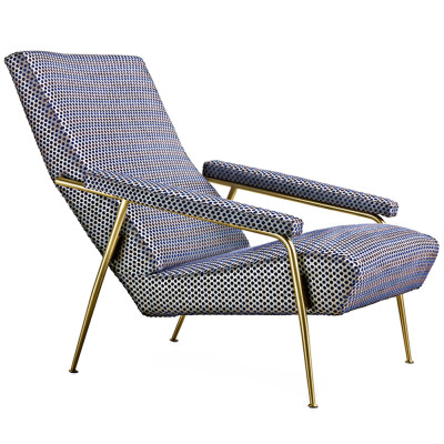 Дизайнерское кресло с подлокотниками Gio Ponti D.153.1 Armchair