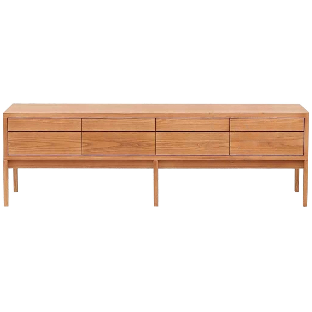Длинная деревянная консоль с ящиками Espen Wooden Console