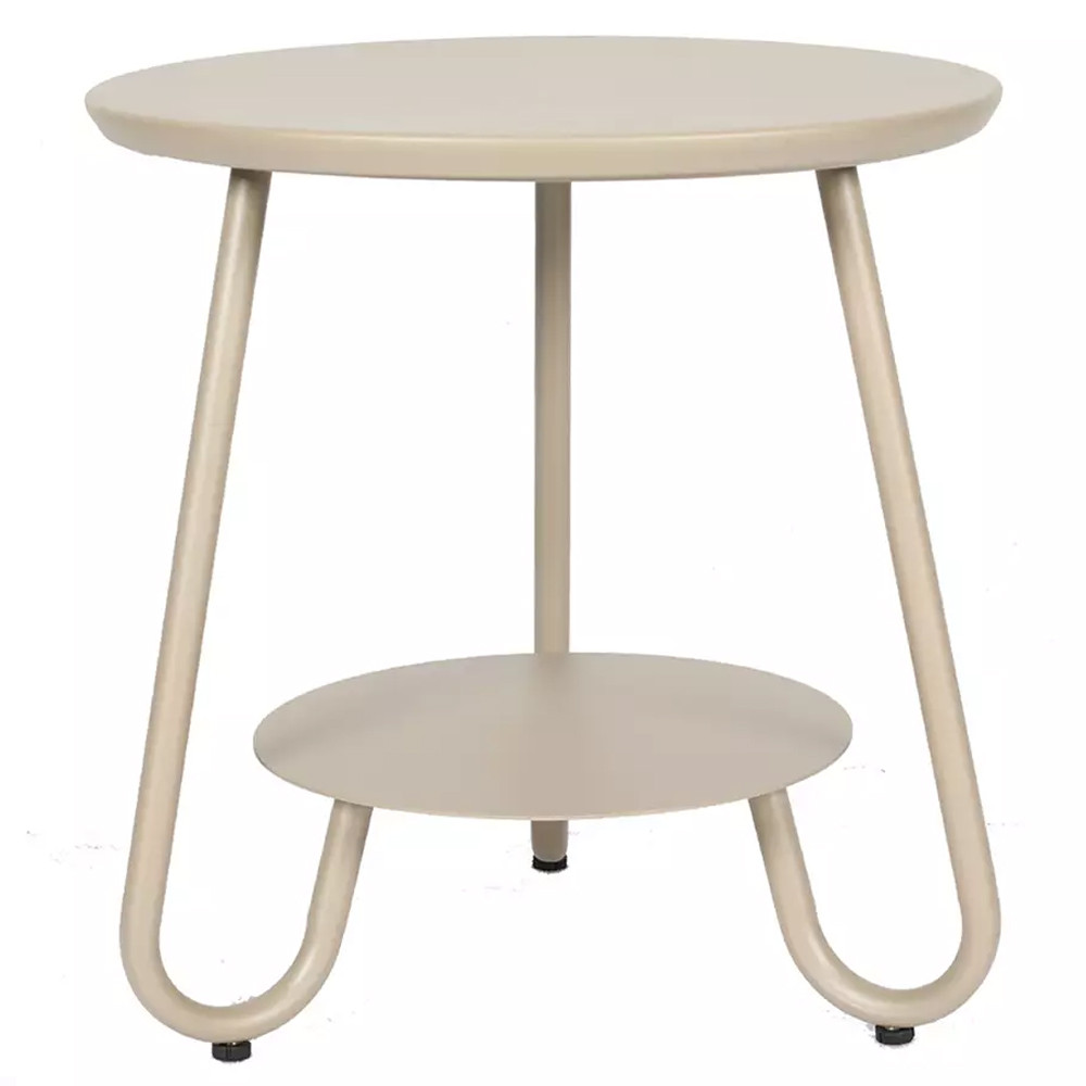 Журнальный столик круглый с нишей для хранения на 3-х изогнутых ножках Durable and Reliable Table