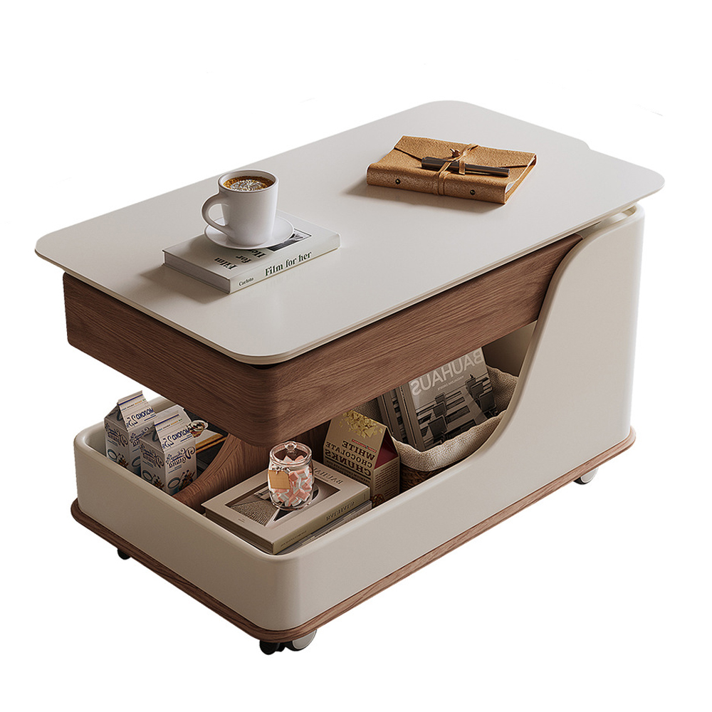 Журнальный столик передвижной с подъемной столешницей Table Trolley