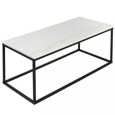 Журнальный столик прямоугольный White Marble Surface