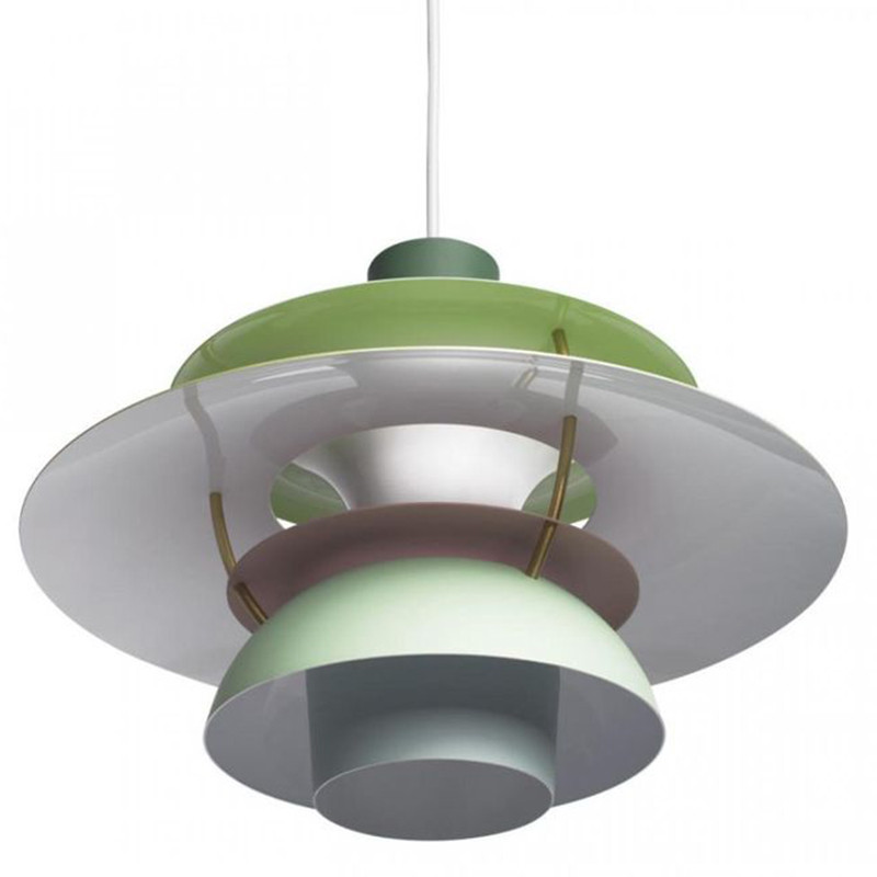 Зеленый Подвесной Светильник Louis Poulsen PH 5 Poul Henningsen Green