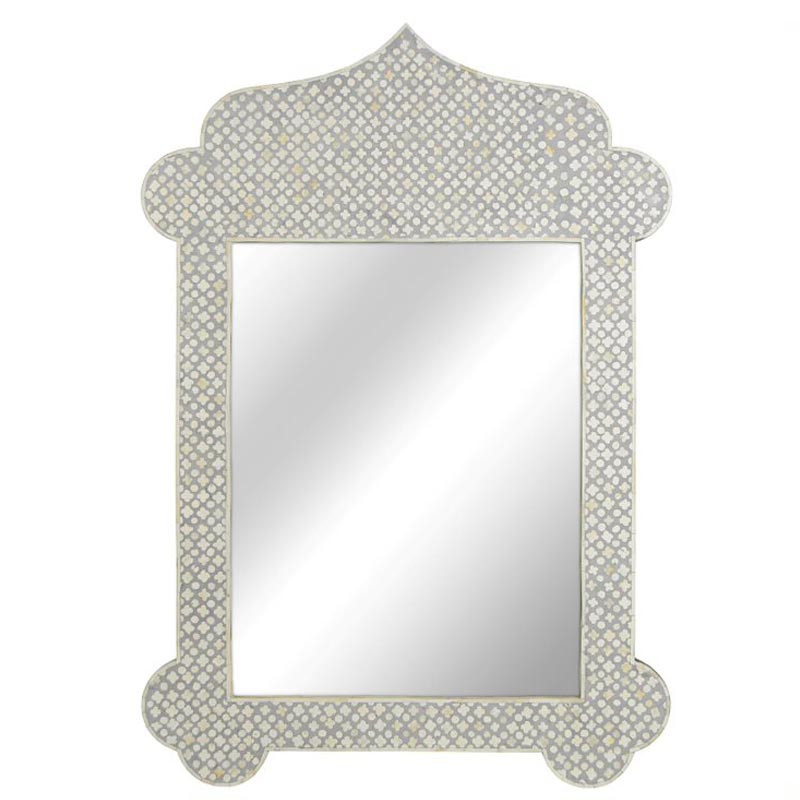 Зеркало Bone Inlay Dome Mirror