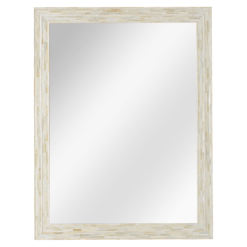 Зеркало Bone Inlay white