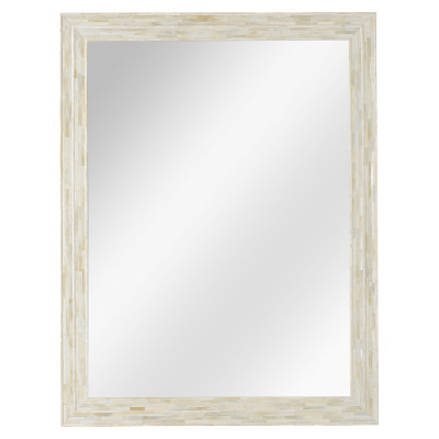 Зеркало Bone Inlay white
