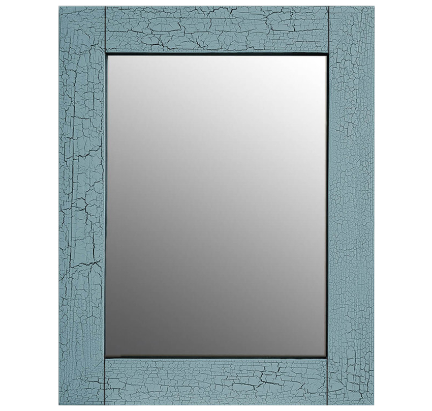 Зеркало Craquelure Finish blue