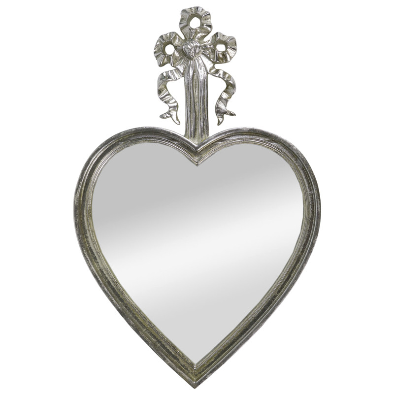 Зеркало Mirror Heart Серебристое