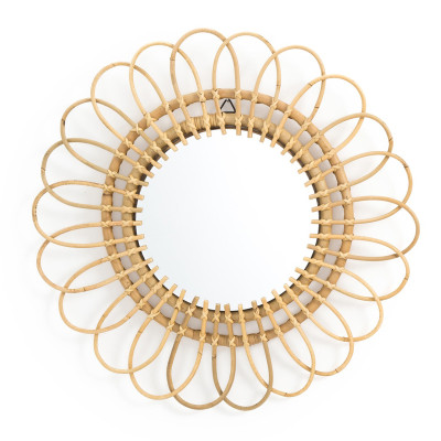 Зеркало Mirror Rattan Flower I
