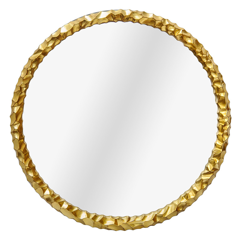 Зеркало Reginald Mirror round gold
