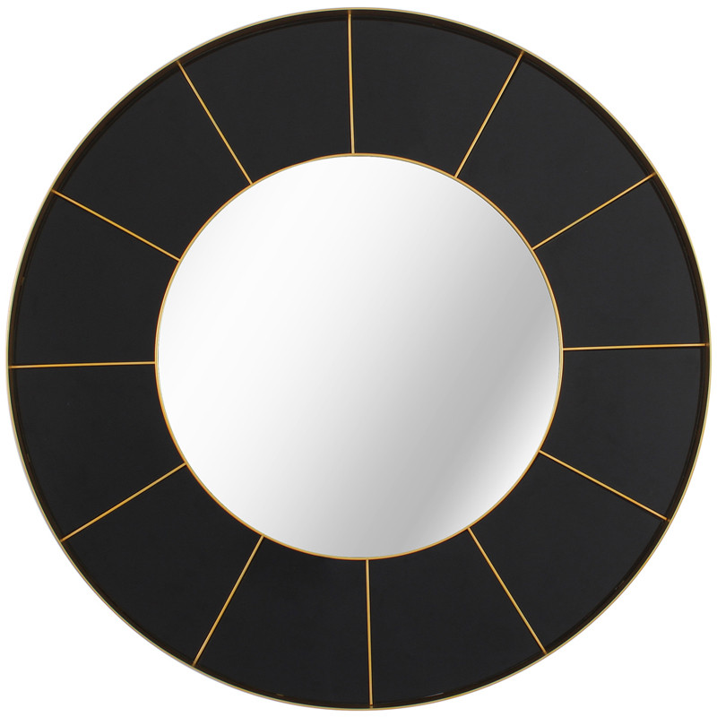 Зеркало Sectors Circle Mirror black