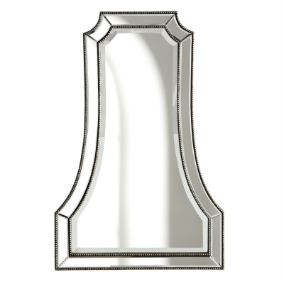 Зеркало в серебристой фигурной раме Silver Reflection