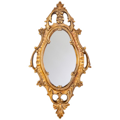 Зеркало настенное в ажурной раме бронзового цвета Classic Ornament Mirror