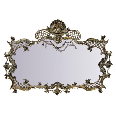 Зеркало настенное в бронзовой раме Grace Gold Mirrors