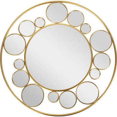 Зеркало настенное с круглыми зеркальными вставками Modern Mirror Space