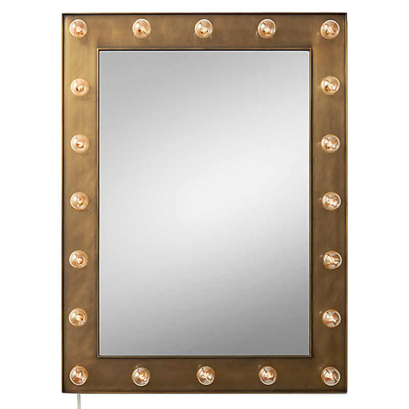 Зеркало с подсветкой ILLUMINATED Mirror brass