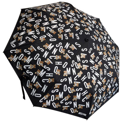 Зонт раскладной MOSCHINO дизайн 003 Черный цвет