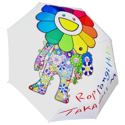 Зонт раскладной TAKASHI MURAKAMI дизайн 004 Белый цвет