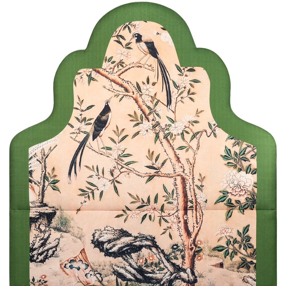 Изголовье для кровати Beige and Green Chinoiserie
