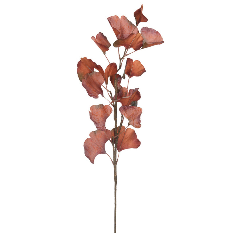 Искусственная ветвь Осенний Пейзаж красная