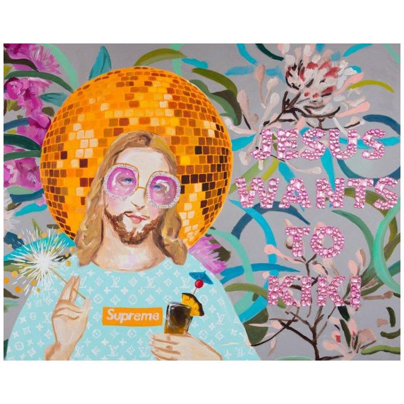 Картина “Jesus Wants to Kiki”