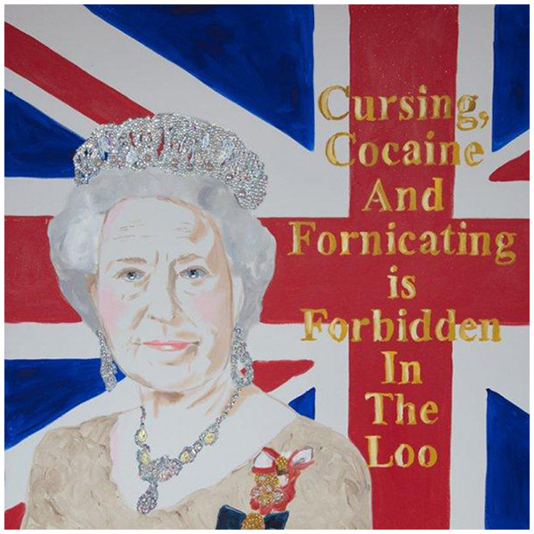 Картина Cursing, Cocaine, and Fornicating Is Forbidden in the Loo