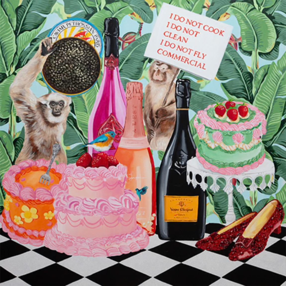 Картина I Do Not Cook I Do Not Clean I Do Not Fly Commercial Part Deux