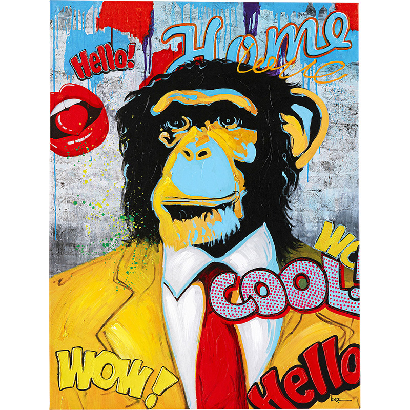 Картина Monkey multicolor