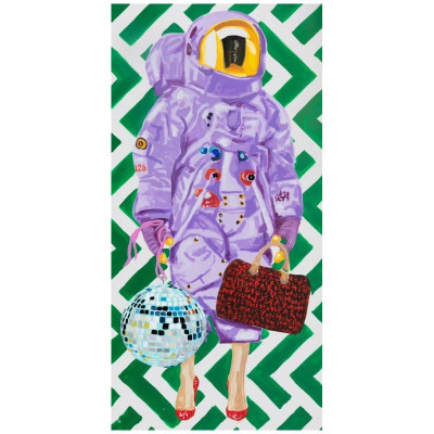Картина To the Moon and Back with a Party and a LV Full of Emotional Baggage