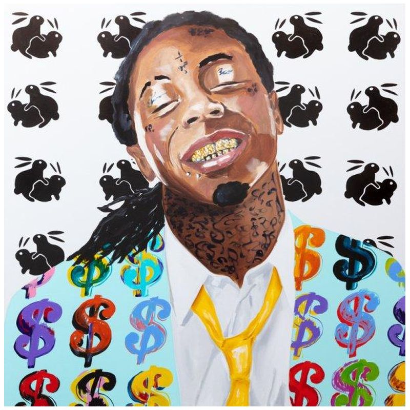 Картина Weezy with Mating Hares