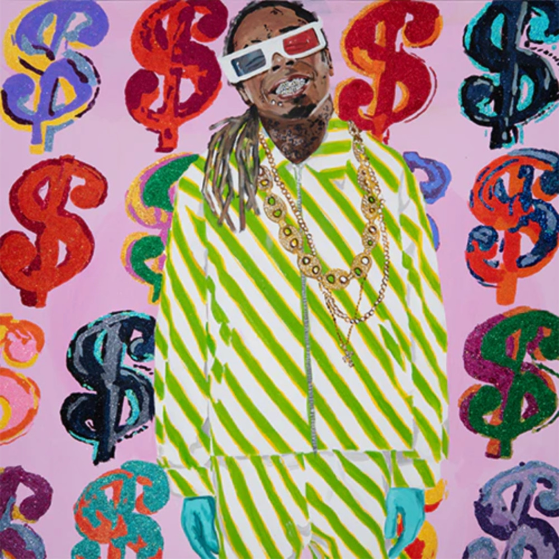 Картина Weezy With the Warhol Dollars