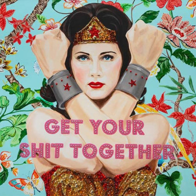 Картина Wonder Woman Get Your Shit Together