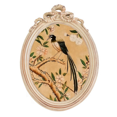 Картина в раме «Бернадетт» Beige and Green Chinoiserie 2