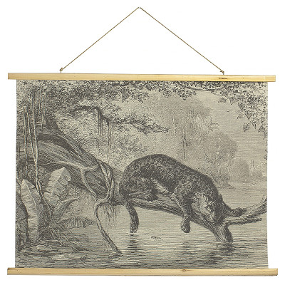 Картина подвесная Leopard on a Tree Poster