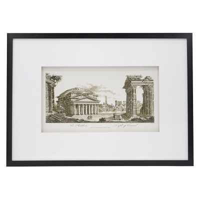Картина с изображением архитектурных строений Roman paintings