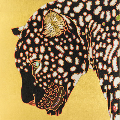 Картина Чёрная Пантера Black Predatory Panther