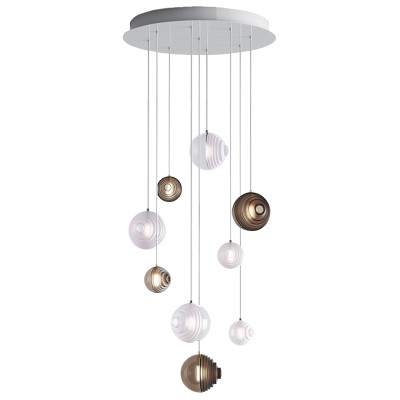 Каскадная Люстра Loft Industry Modern Glass Universe
