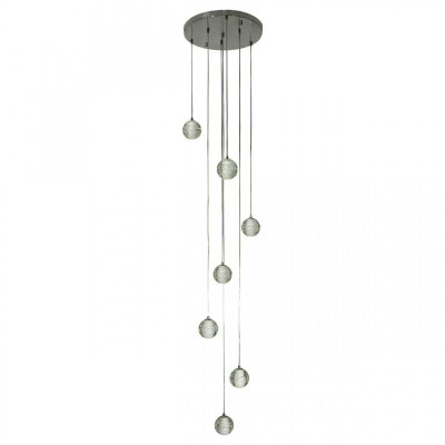 Каскадная Светодиодная Люстра Bocci 7 шаров Led Crystal Glass
