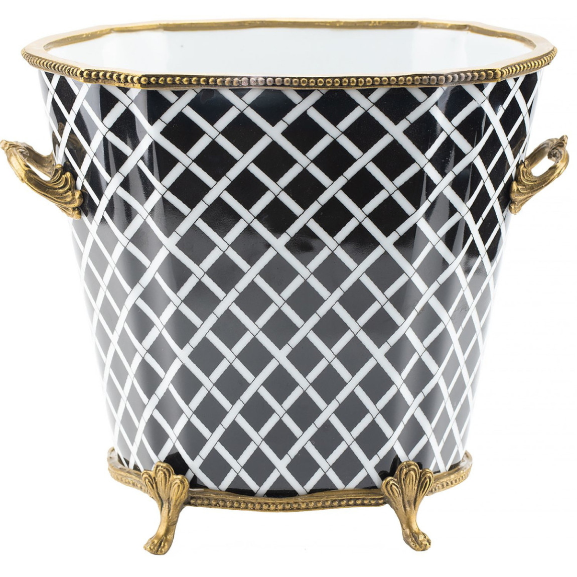 Кашпо Golden handles