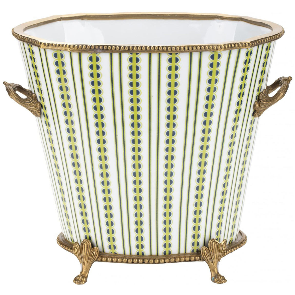 Кашпо Yellow blue design