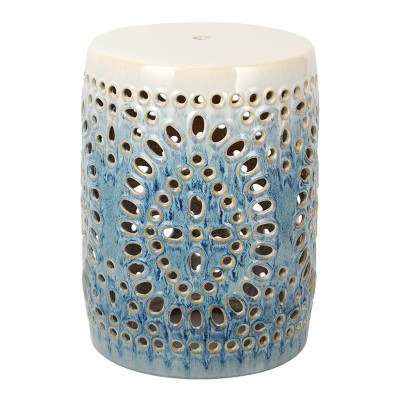 Керамический табурет Blue Openwork