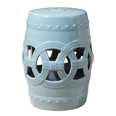 Керамический табурет Ceramic Chair blue